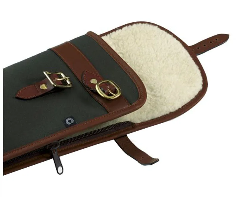 Croots-  Rosedale Canvas Shotgun Slip with Flap, Zip & Carry Handles