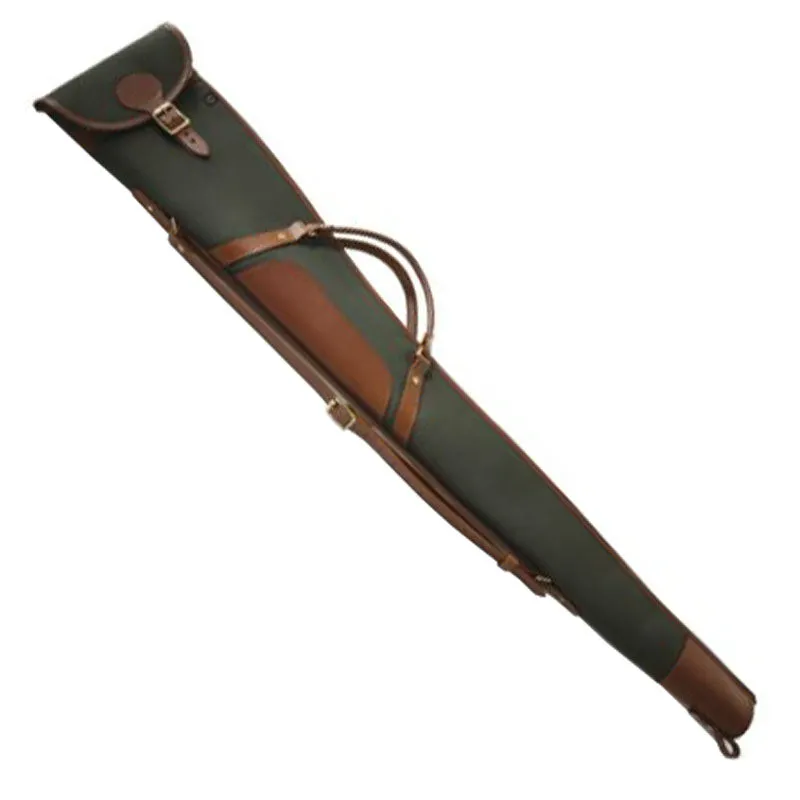 Croots-  Rosedale Canvas Shotgun Slip with Flap, Zip & Carry Handles