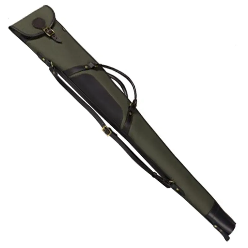 Croots-  Rosedale Canvas Shotgun Slip with Flap, Zip & Carry Handles