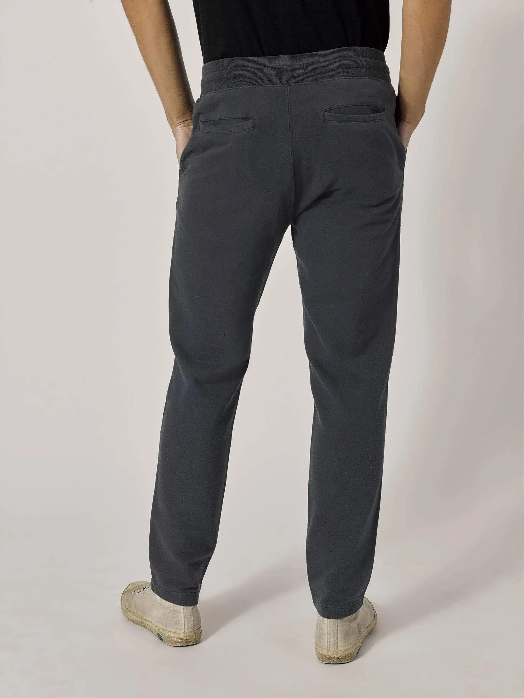 Dark Navy Venice Wash Brushed Loopback Trouser