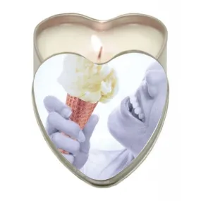 Earthly Body Hemp Edible Candle Heart Tin Vanilla