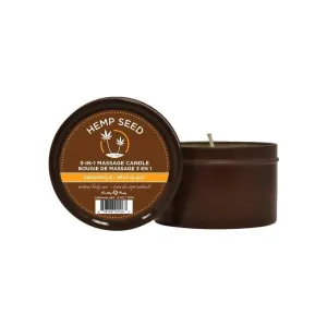 Earthly Body Hemp Seed 3 In 1 Massage Candle - Dreamsicle 6 Oz