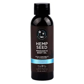 Earthly Body Hemp Seed Massage Oil Sunsational