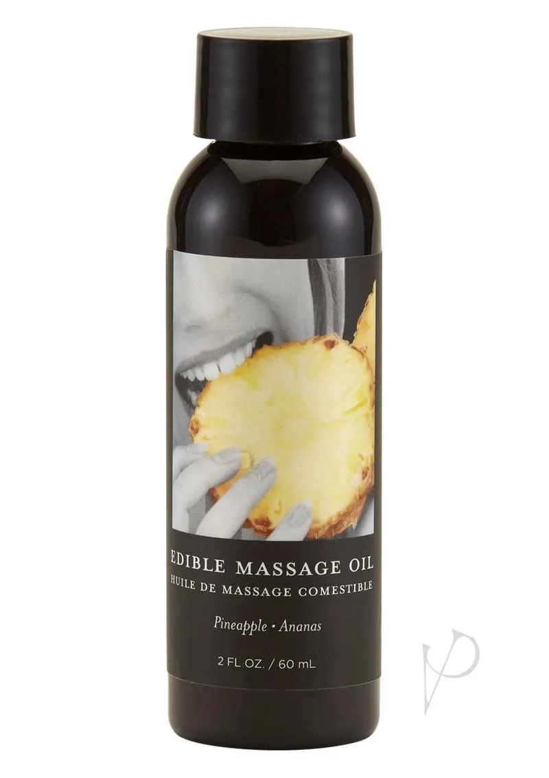 Edible Tropical Massageoil Pineapple 2oz