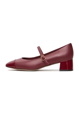 Elegant Mary Jane Heels Briar - Red