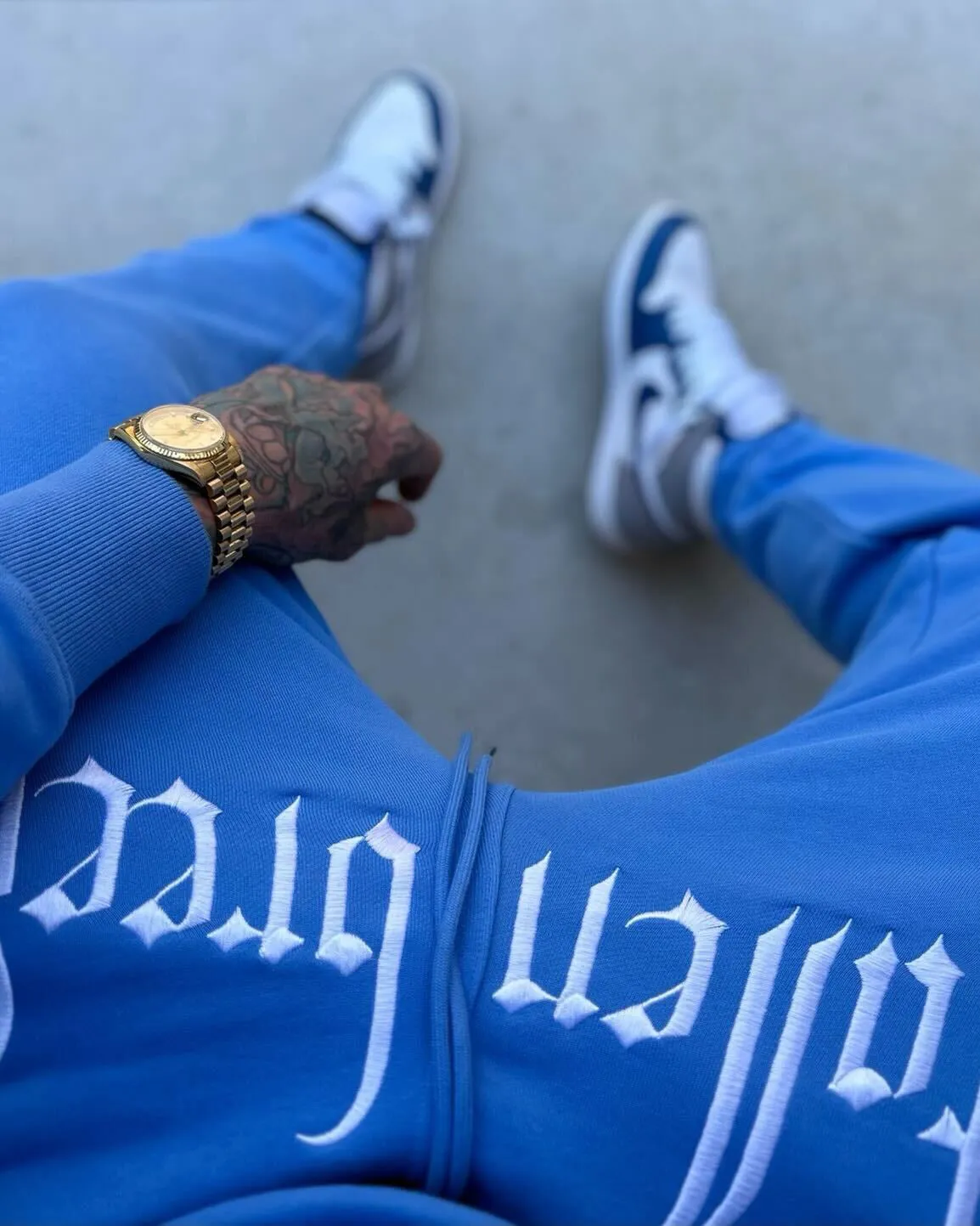 Fallen Breed Logo Sweatpant Carolina Blue