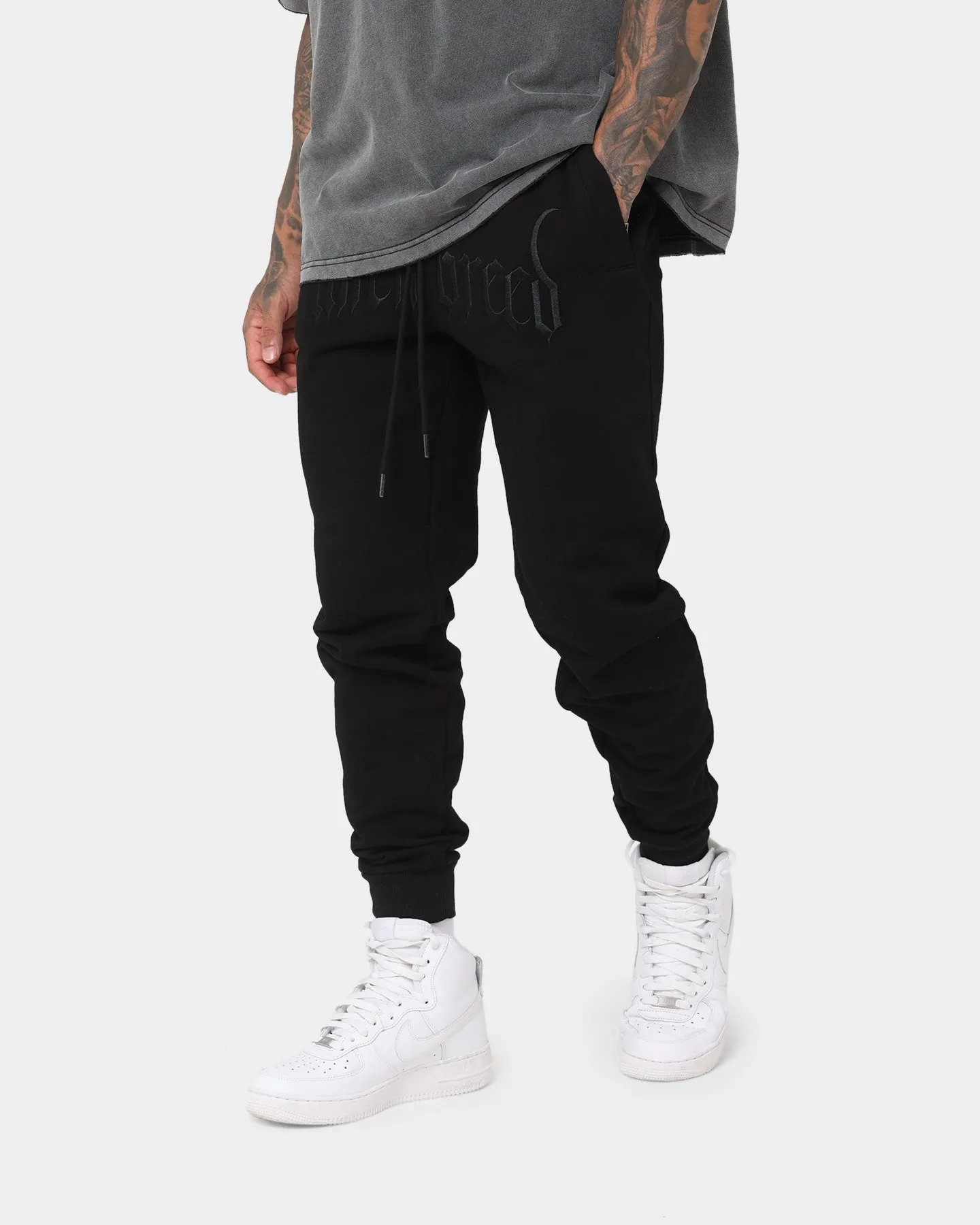 Fallen Breed Logo Sweatpants Black