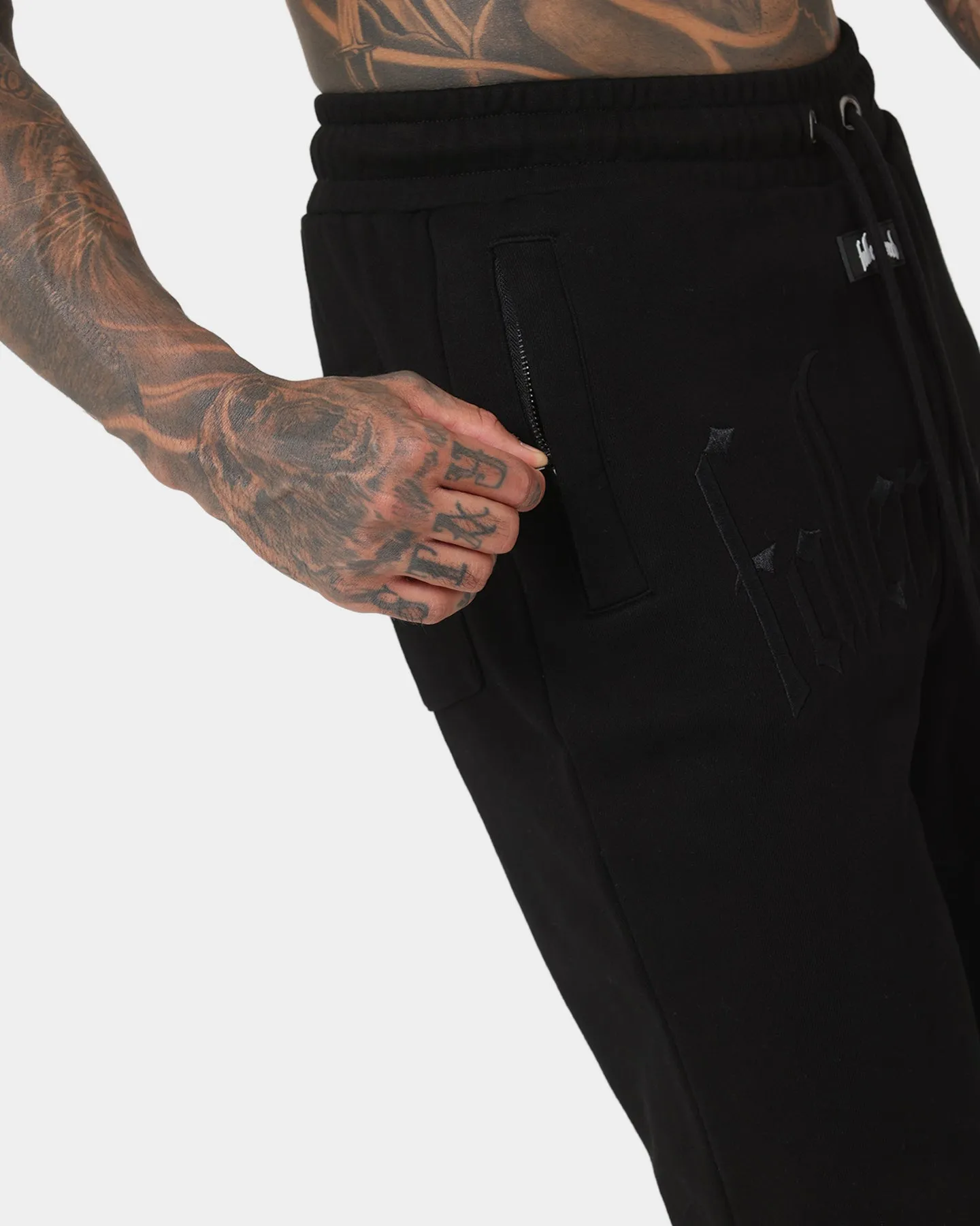 Fallen Breed Logo Sweatpants Black