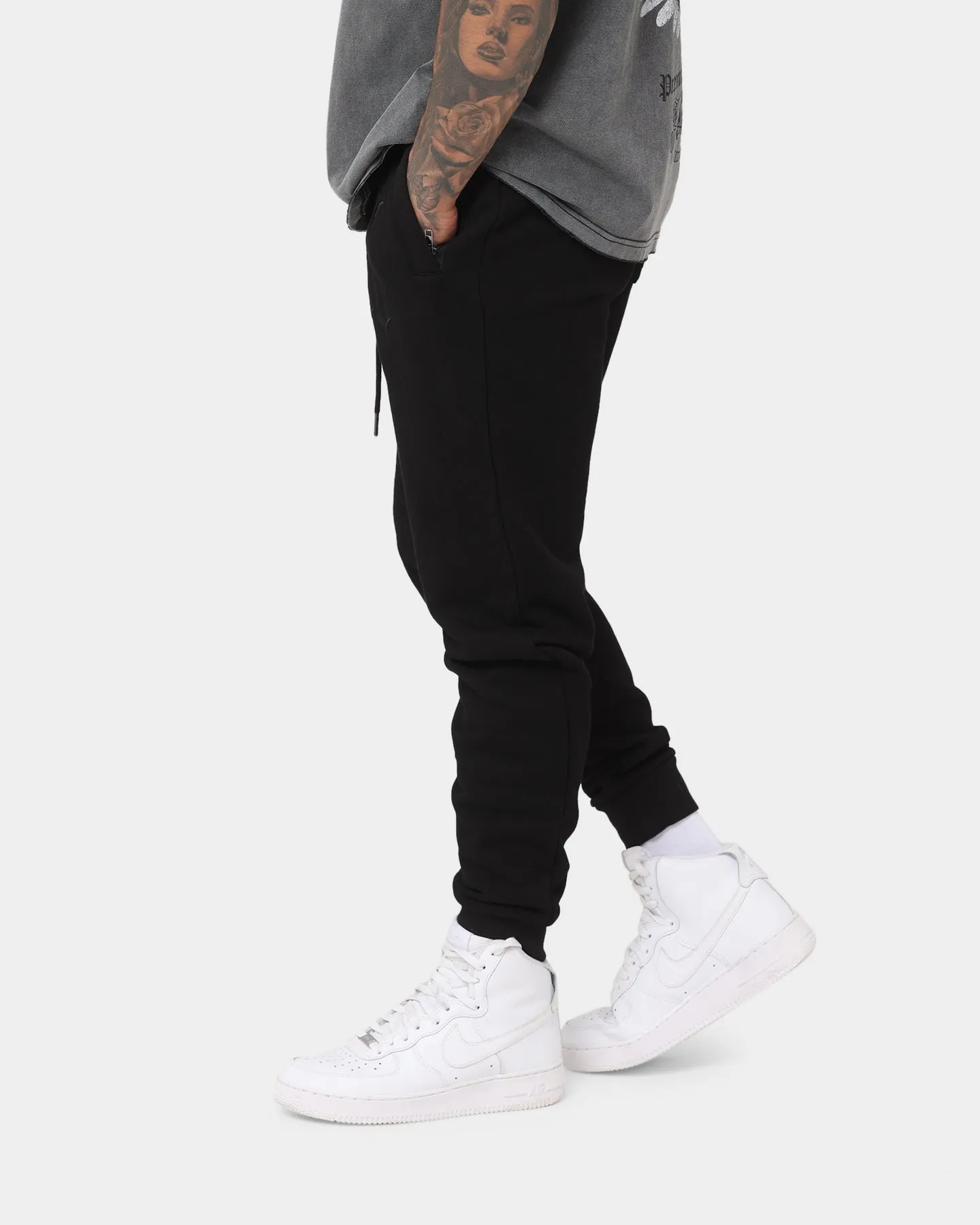 Fallen Breed Logo Sweatpants Black