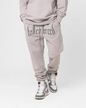 Fallen Breed Logo Sweatpants Light Grey