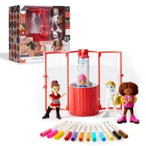 FAO Schwarz Street Chic Fashionistas Wash-And-Color Design Dolls 23pc - ages 3 