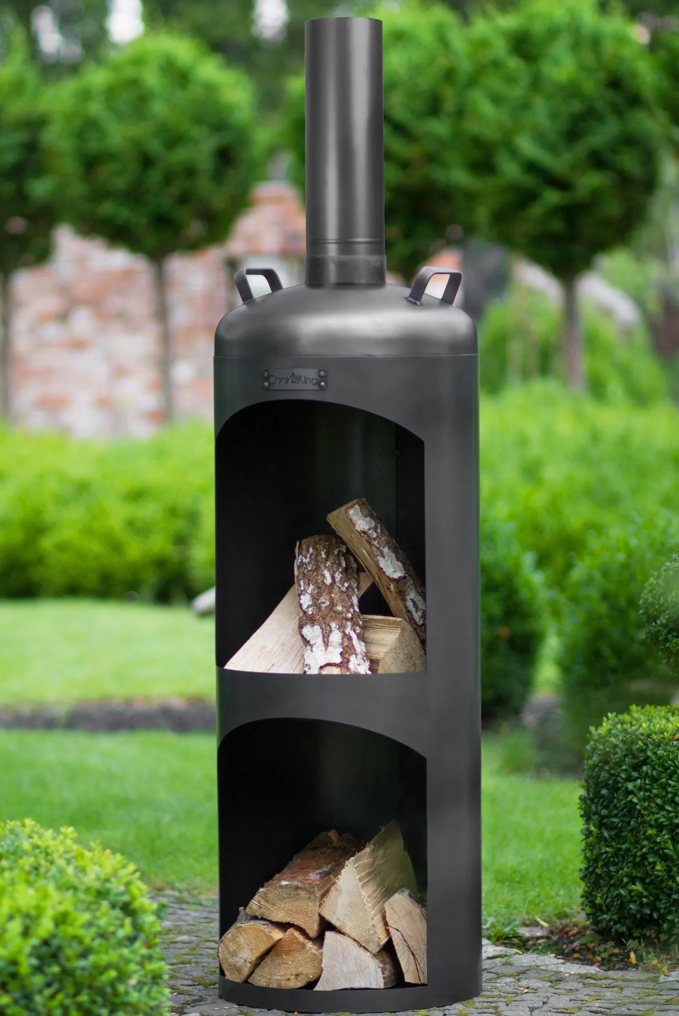 Faro Garden Stove - Cook King Garden and Outdoor Patio Entertaining Portable Metal Stove