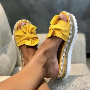 Fashion Slippers with Thick Platform