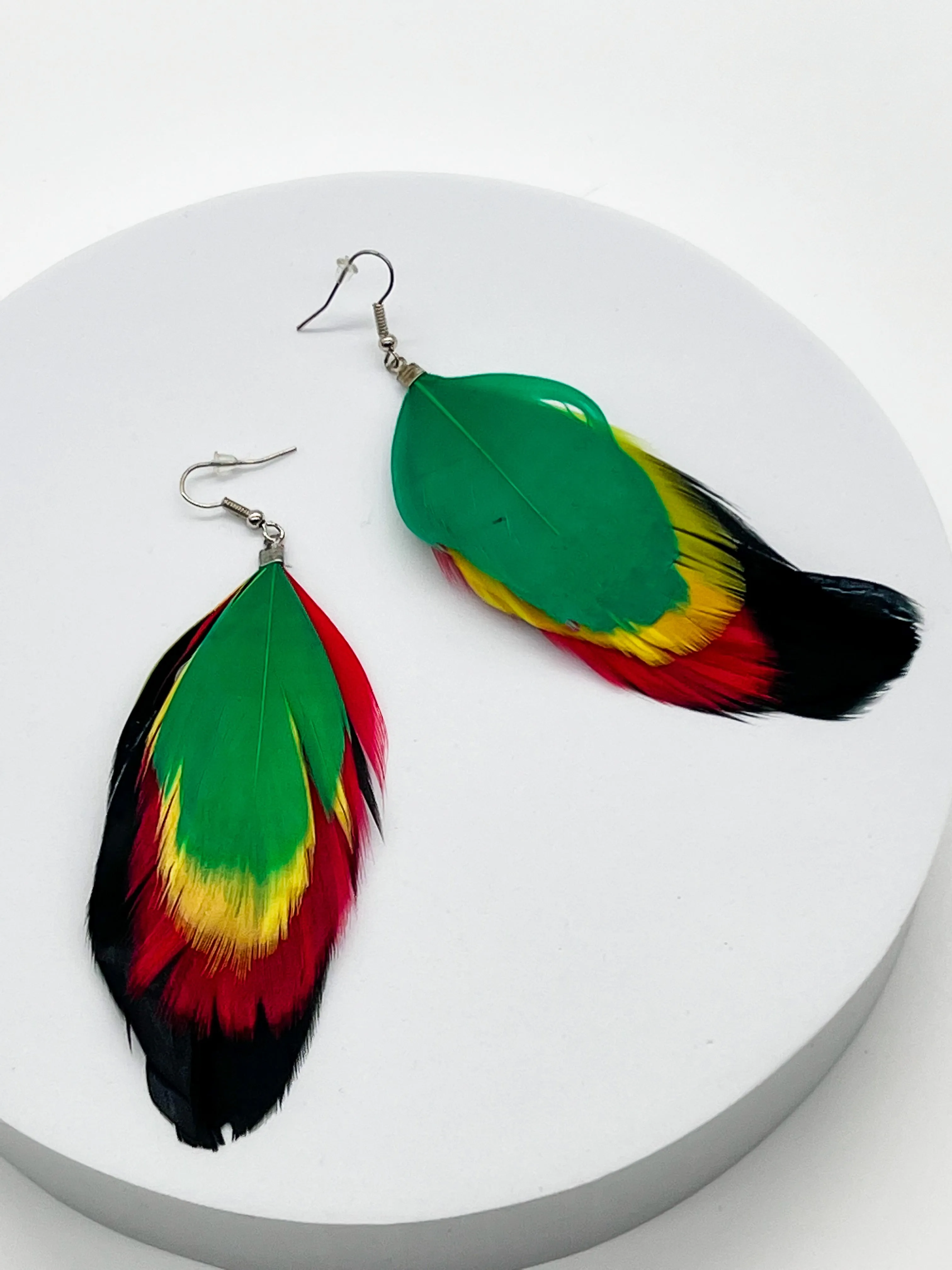 Featherly Chic Feather Earrings