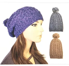 Floppy Beanie Knit Hat