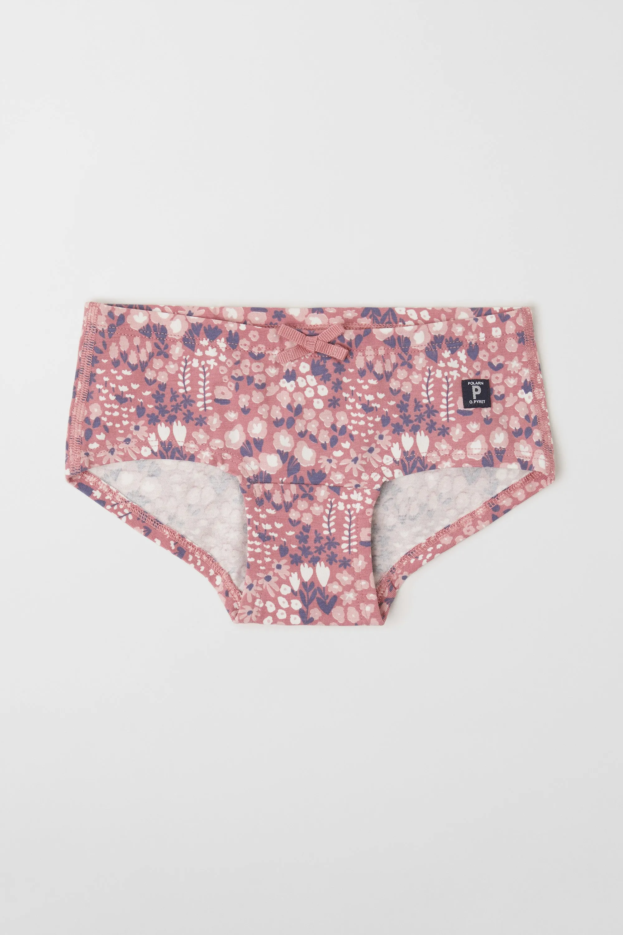 Floral Print Girls Hipster Briefs