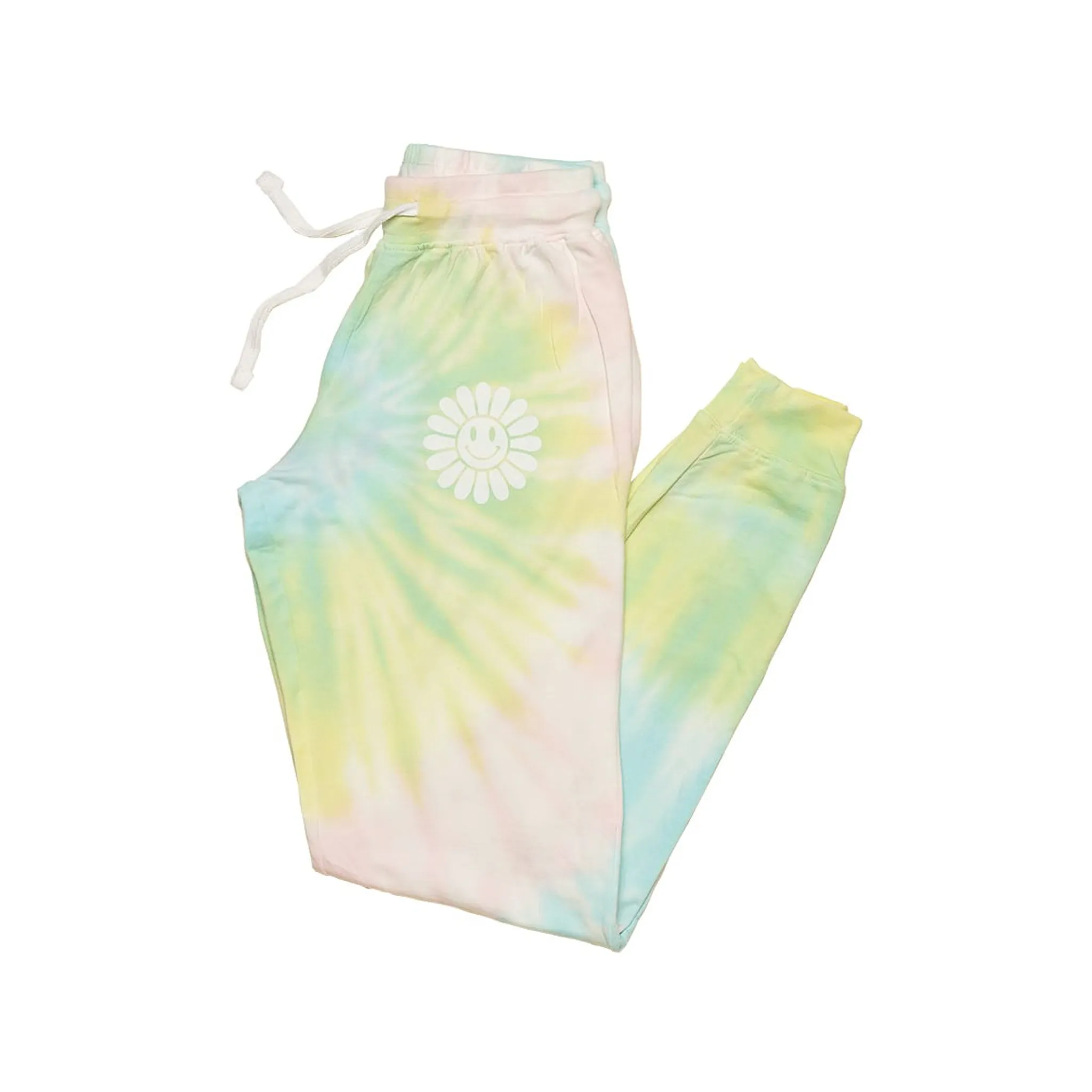 Flower Power Dreamsicle Tie Dye Jogger