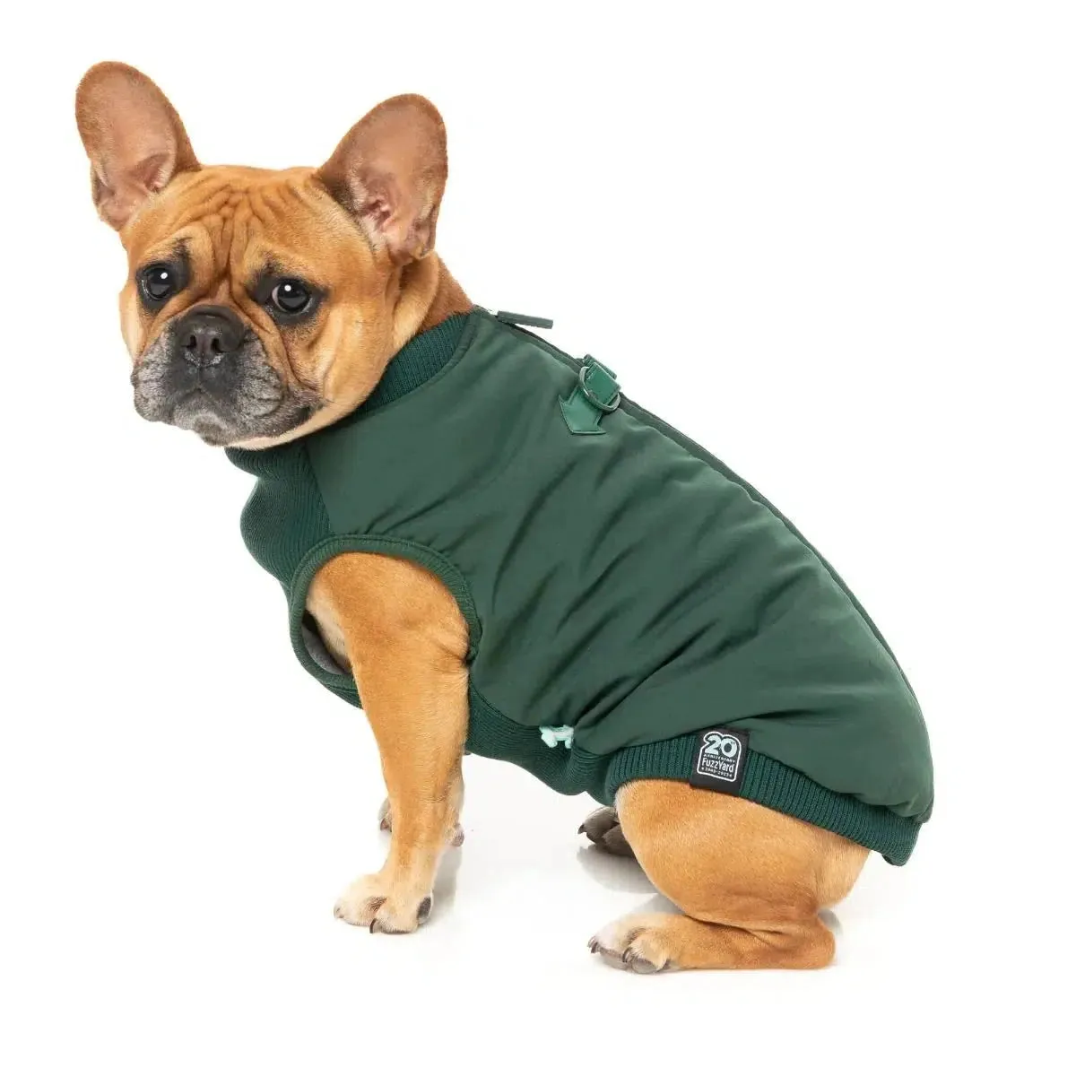 FuzzYard | East MacGyver Dog Harness Jacket - Green