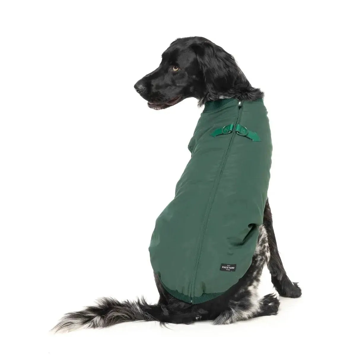 FuzzYard | East MacGyver Dog Harness Jacket - Green