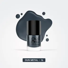 Gel Like Nail Polish -  16 Gun Metal