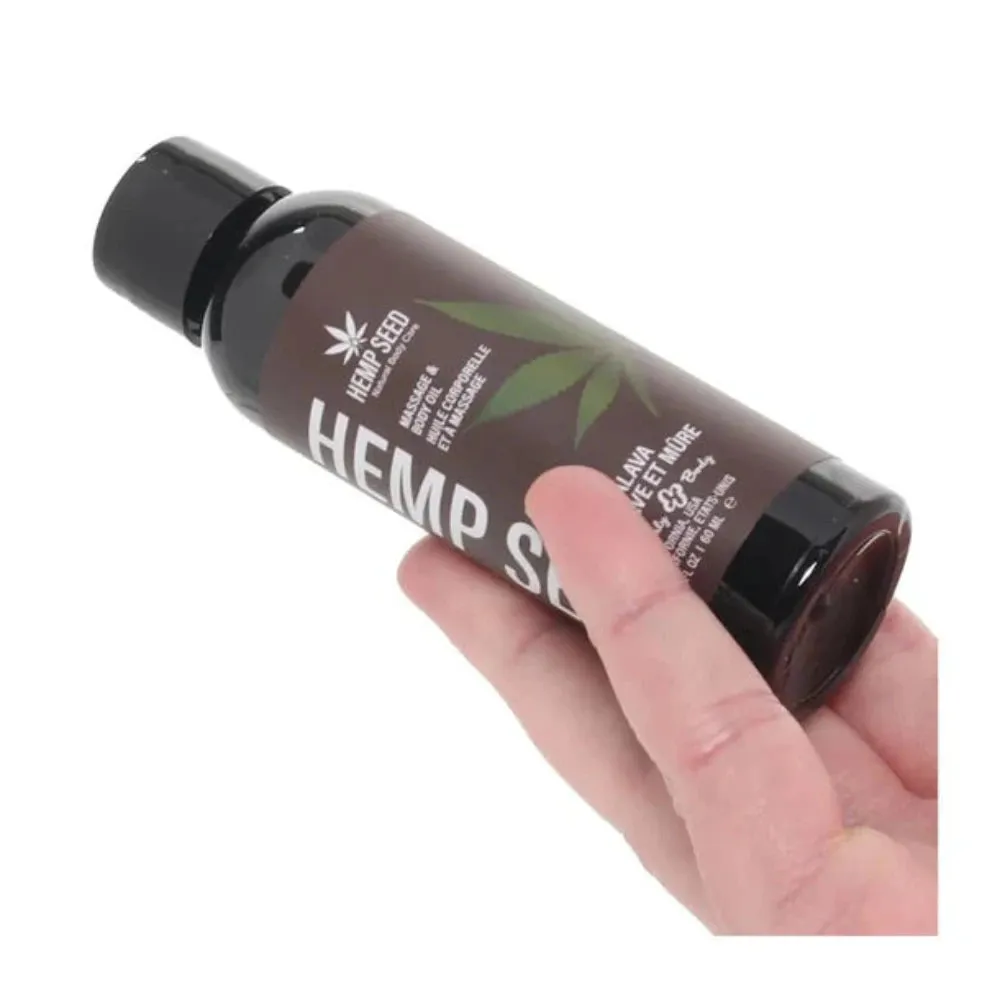 Hemp Seed 2oz ''Assorted'' Massage Oil