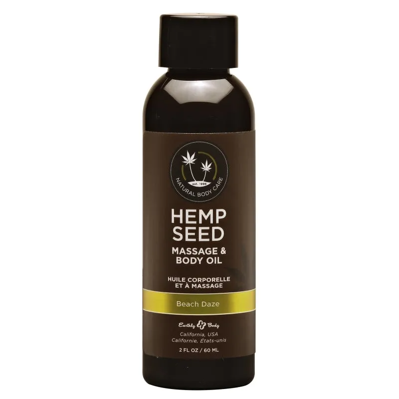 Hemp Seed Massage and Body Oil Beach Daze