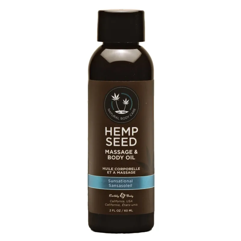 Hemp Seed Massage and Body Oil Sunsational