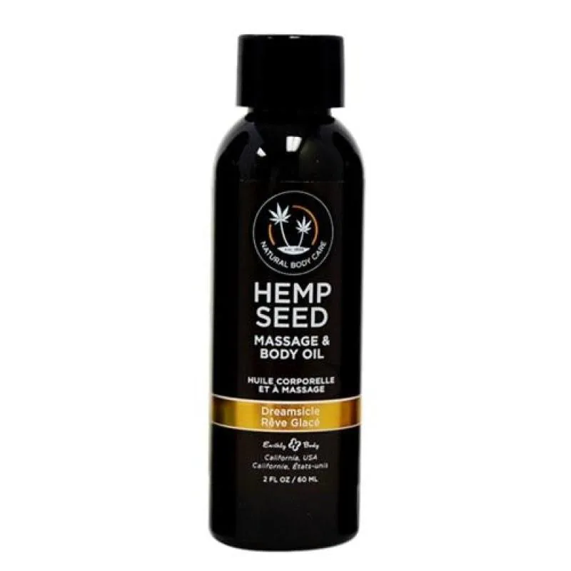 Hemp Seed Massage Oil - 2 Fl. Oz. - Dreamsicle