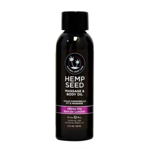 Hemp Seed Massage Oil - 2 Fl. Oz. - Skinny Dip