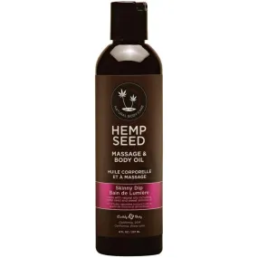 Hemp Seed Mass/Body Oil ''Skinny Dip'' 8oz