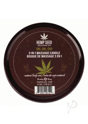 Hempseed 3n1 Candle Oh Oh Oh