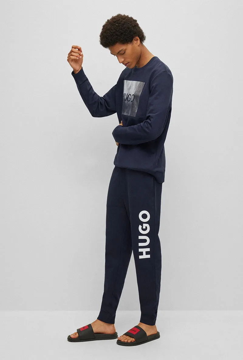 HUGO LOGO PRINT JOG PANTS