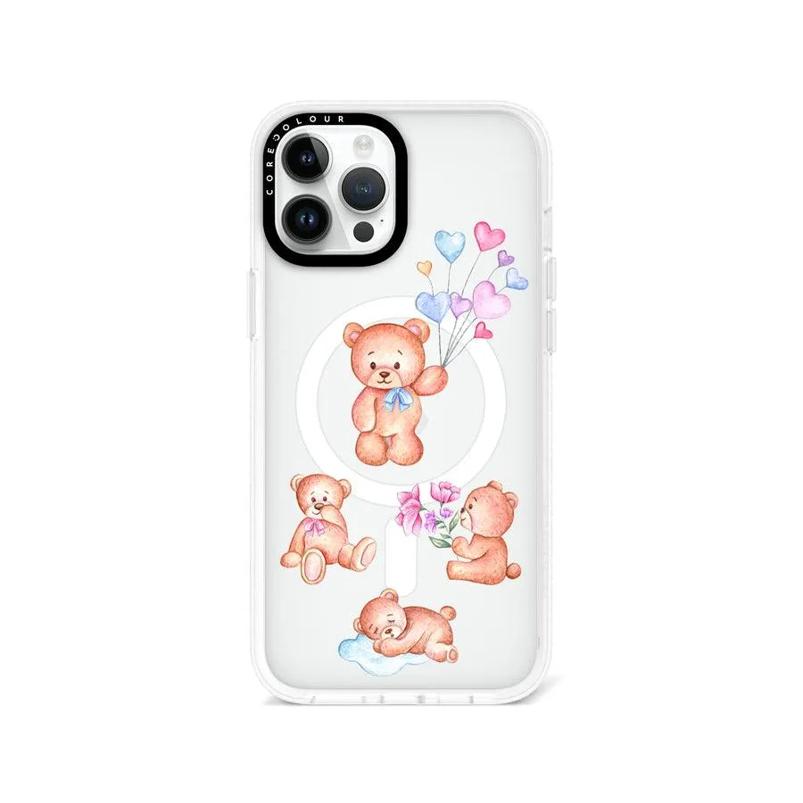 iPhone 12 Pro Max Teddy Bear Friends Phone Case MagSafe Compatible