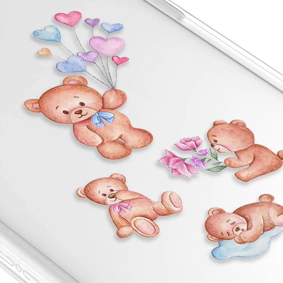 iPhone 12 Pro Max Teddy Bear Friends Phone Case MagSafe Compatible