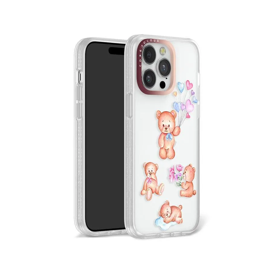 iPhone 12 Pro Max Teddy Bear Friends Phone Case MagSafe Compatible