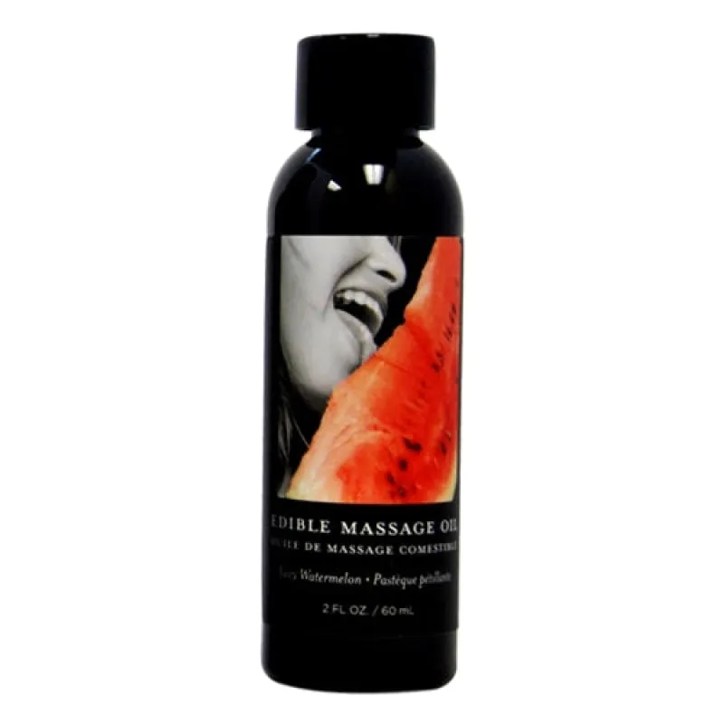 Juicy Watermelon Edible Massage Oil 2 Oz