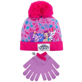 Kids My Little Pony Winter Hat and Gloves Set