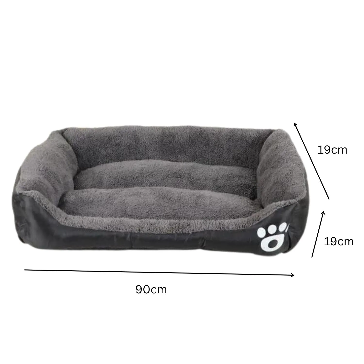 Large Durable Non-Slip Pet Bed with Soft Fleece - FLOOFI