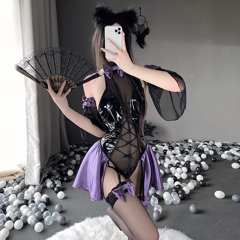 Latex Succubus Queen Cosplay