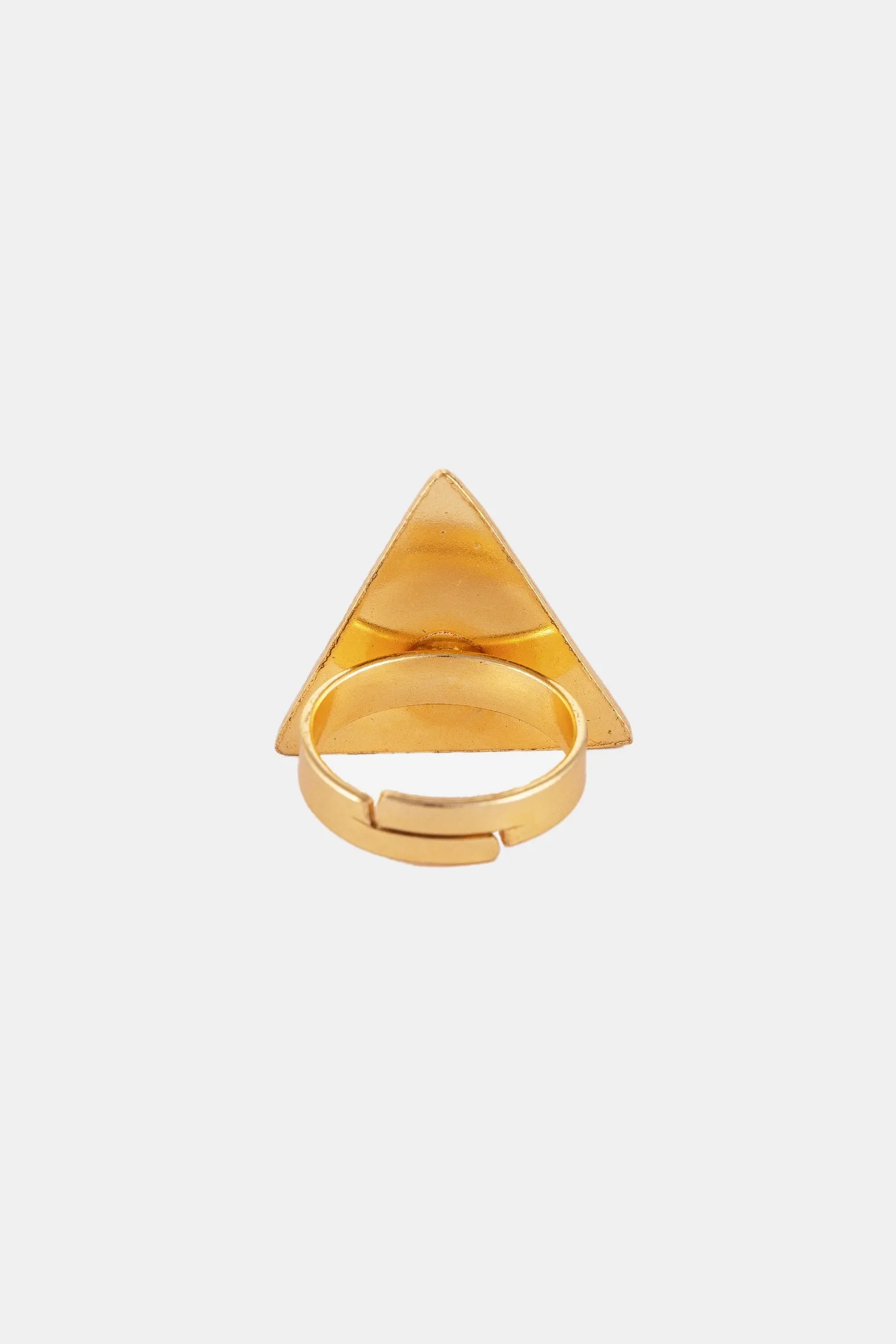 Lavender Stone Golden Ring