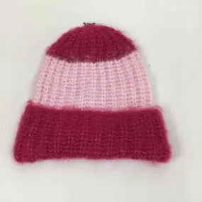 Lili Sidonio Pink NWT Knit Striped Hat