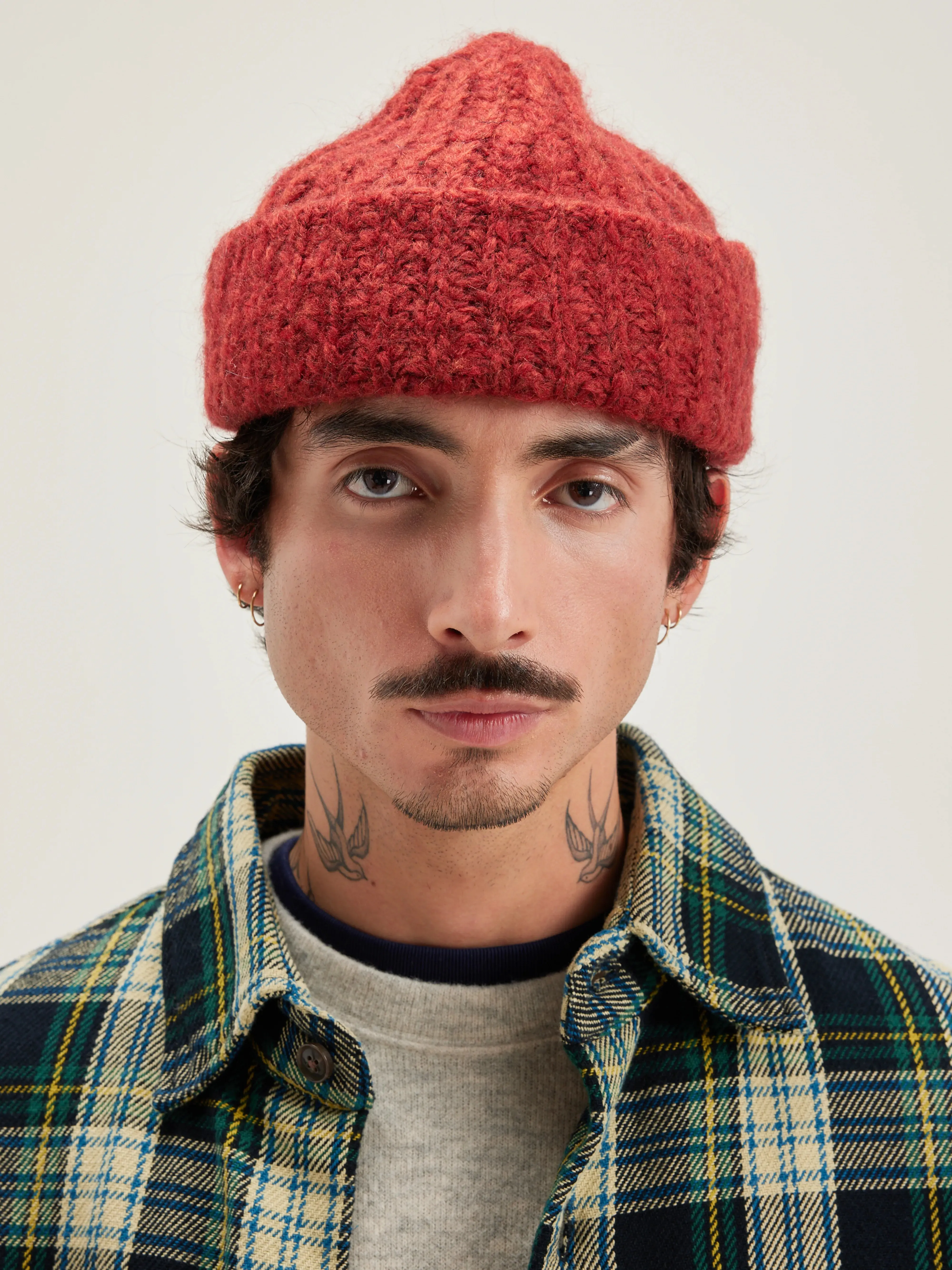 Liote knitted hat (242 / M / MAHOGANY)