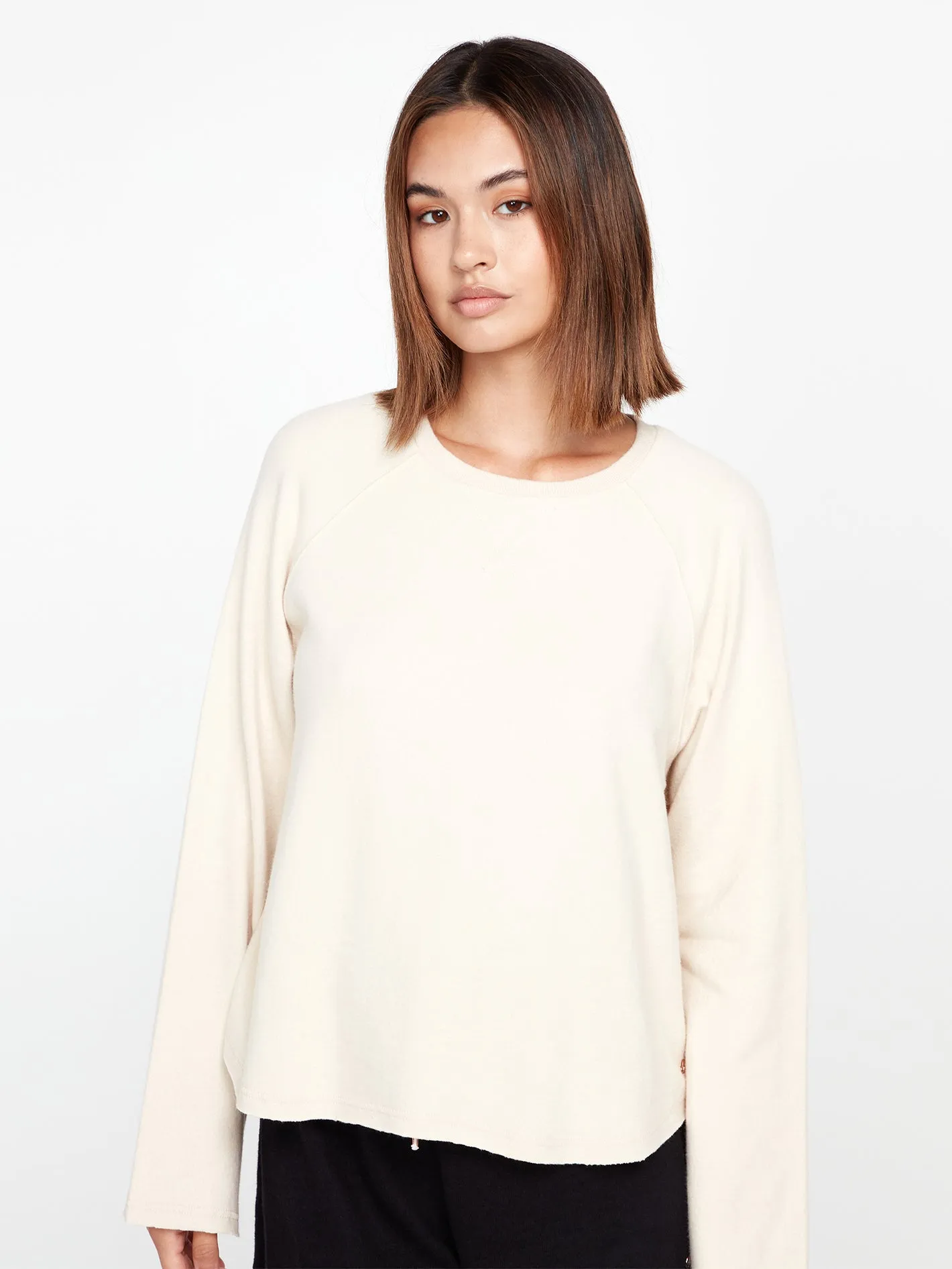 Lived in Lounge Retro Crew Sweatshirt - Cream