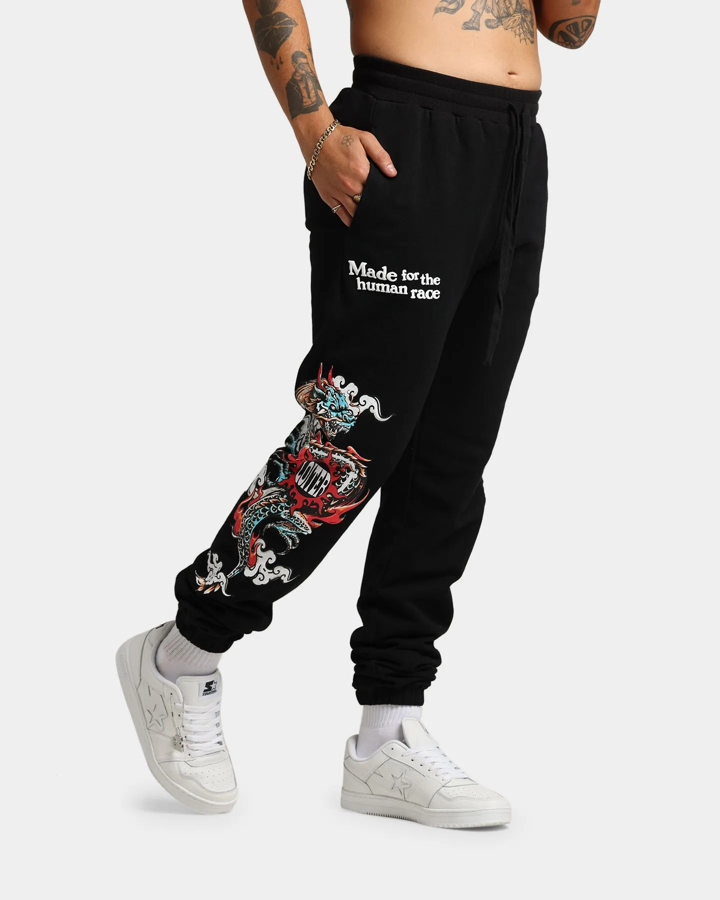 Loiter Dragon Sweatpants Black