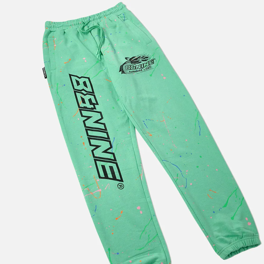 Lost Splattered Sweatpants Teal