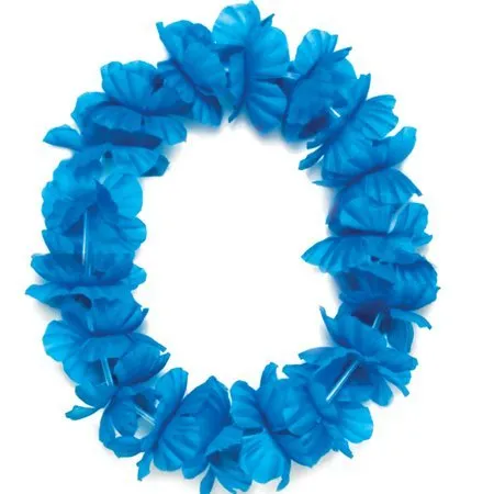 Luau - Turquoise Fabric Lei Headband