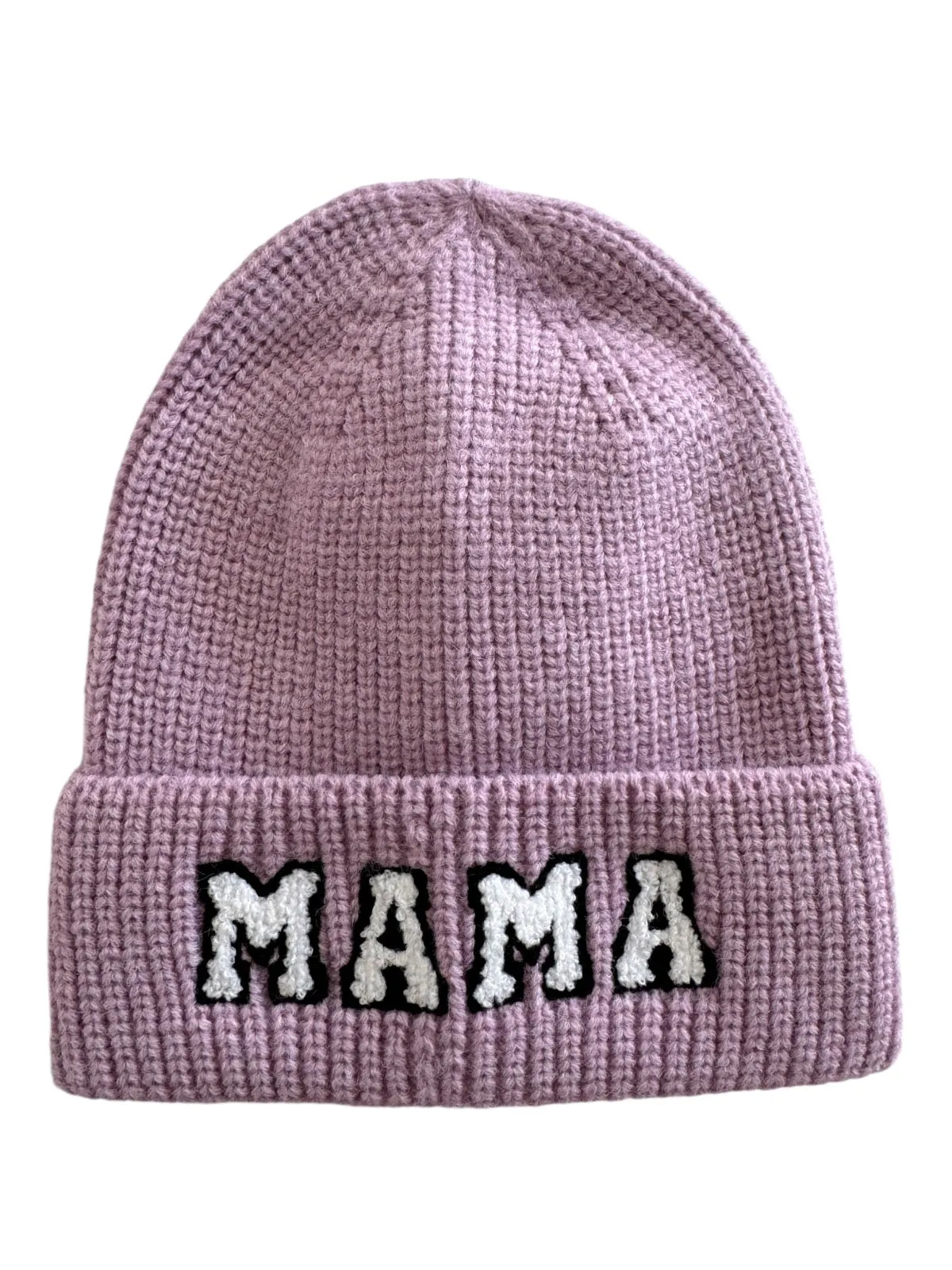 Mama Knit Hat, Lavender