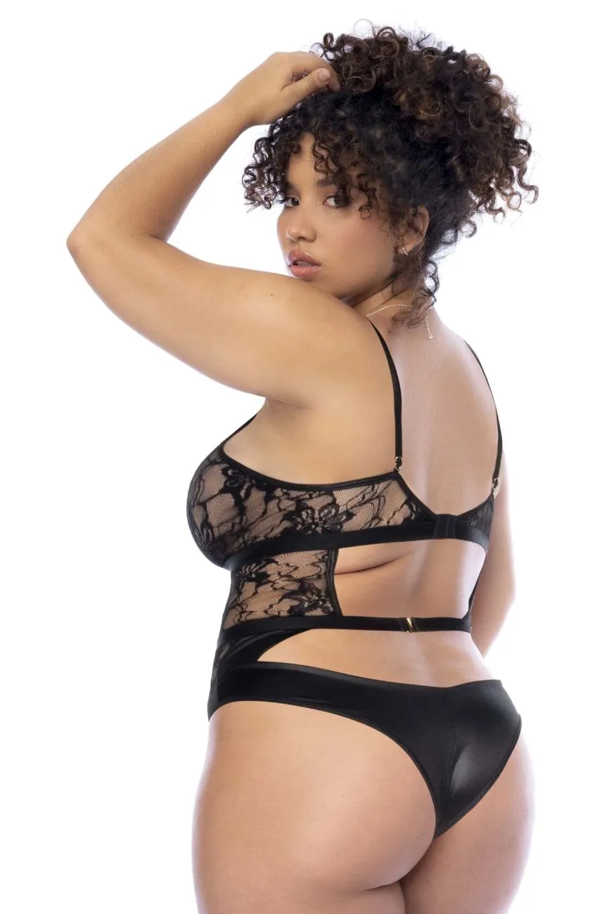 Mapale 8881X Curvy Size Bodysuit Color Black