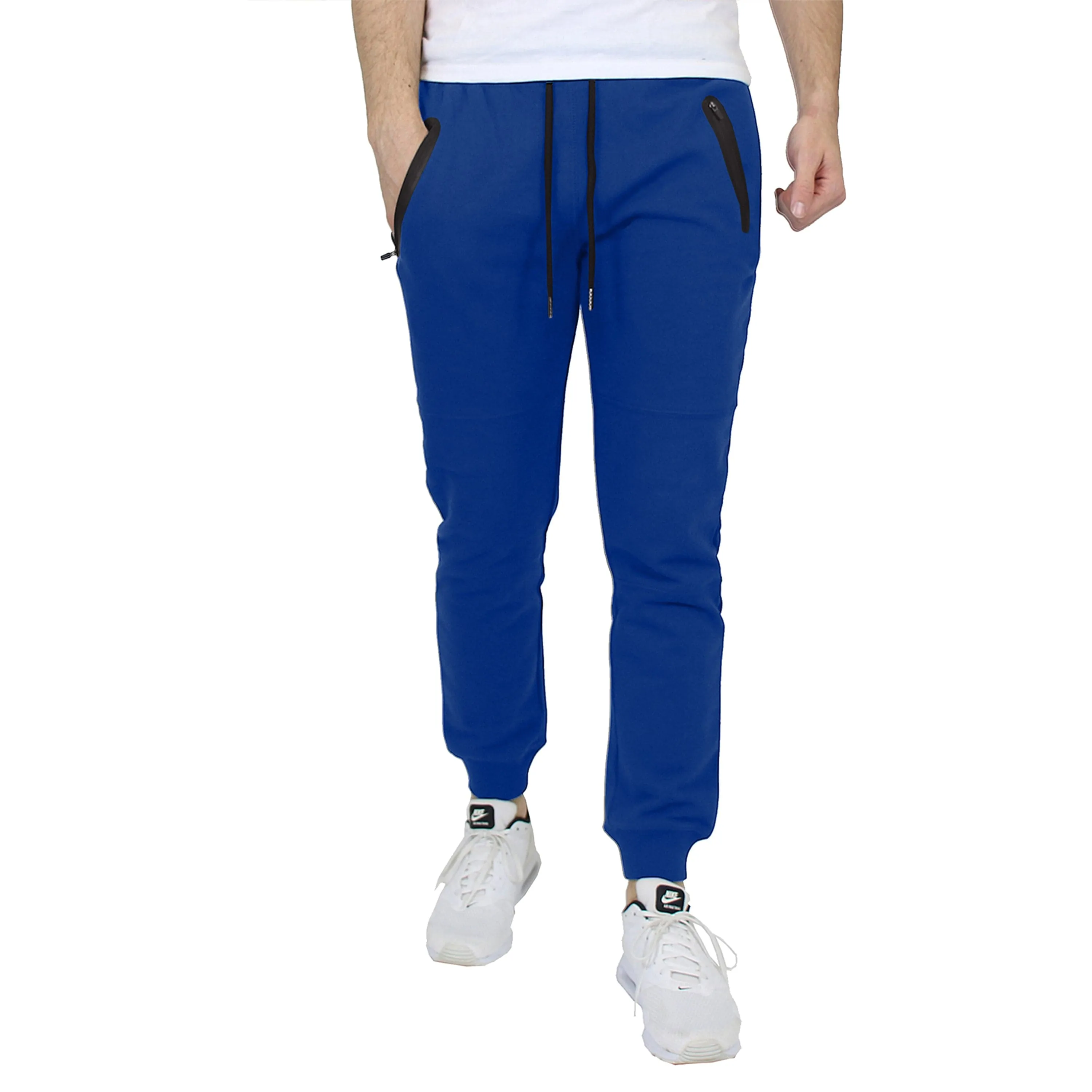 Men's Slim Fit Jogger with Heat Seal Zippers