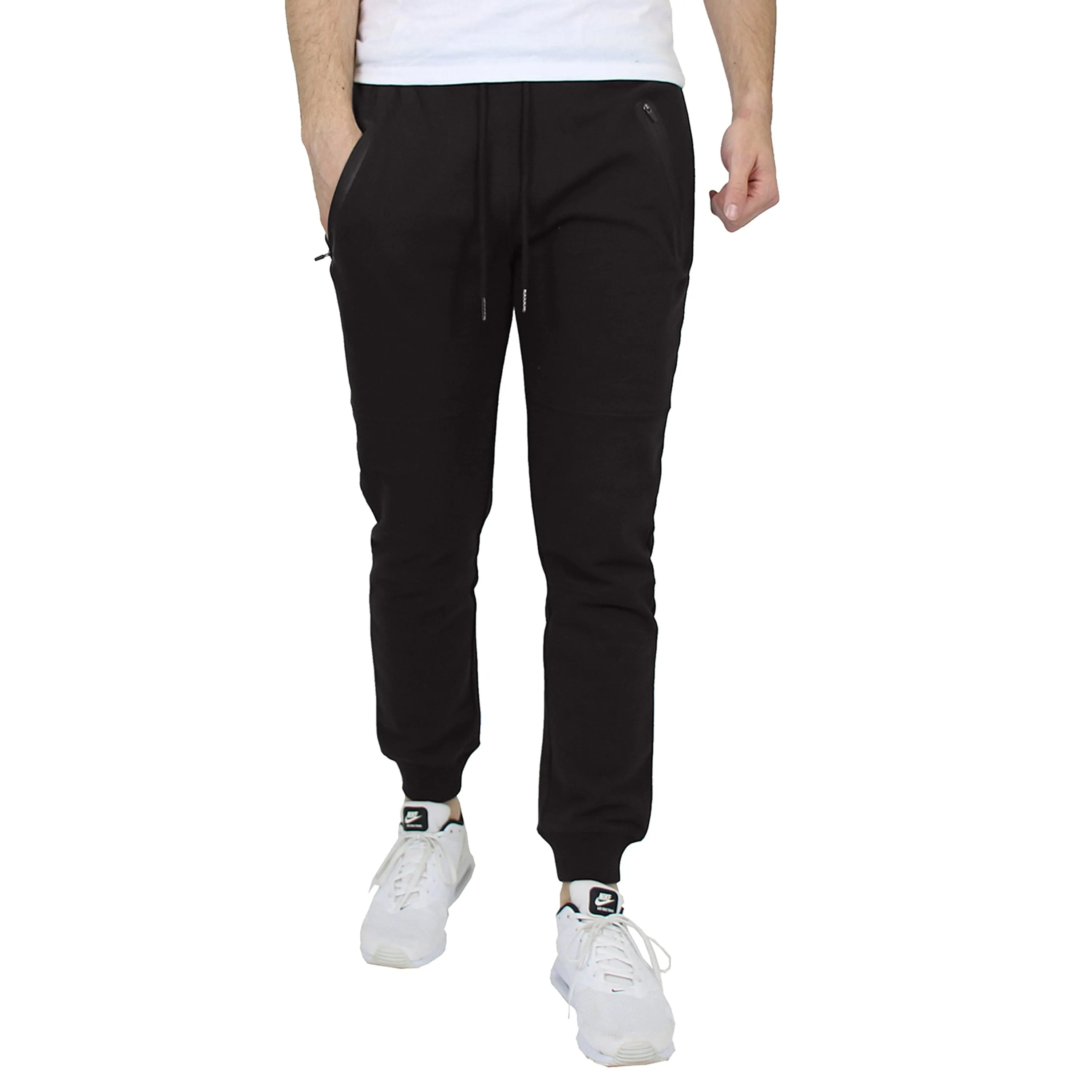 Men's Slim Fit Jogger with Heat Seal Zippers